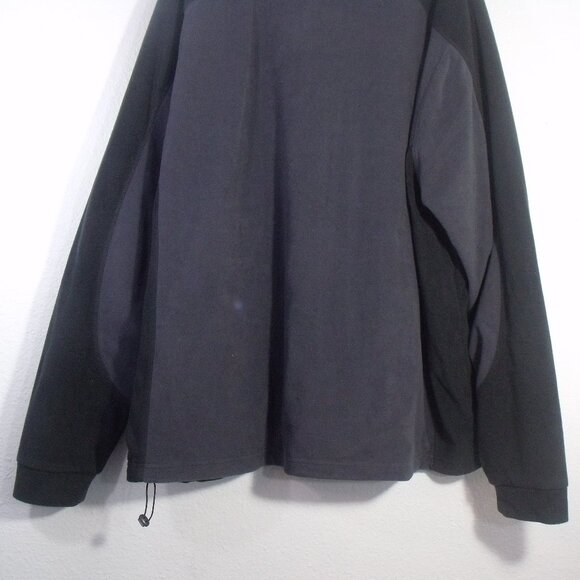 North End Men's Full Zip Fleece Jacket Size 3XL Gray and Black New - Picture 8 of 9